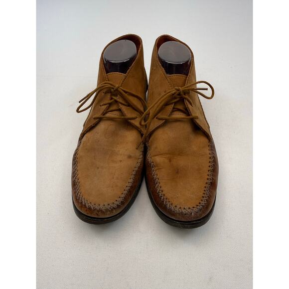 Bruno Magli Brown Leather Chukka Boots Made in Italy Men’s 10W main image 2